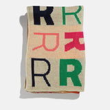 Upside Down & All Around Custom Blanket - Beige/Multi