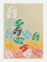 BaubleBar Retro Bubble Custom Initial Blanket - Beige/Multi - 
    Enjoy 20% off - This Week Only
  
