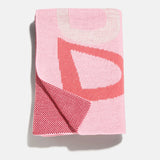 Get Wavy Custom Blanket - Light Pink/Red