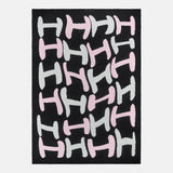 Get Wavy Custom Blanket - Pink/Black