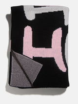 BaubleBar Get Wavy Custom Blanket - Pink/Black - 
    Custom, machine washable blanket in two sizes
  
