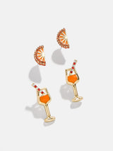 BaubleBar Spritz In My Step Earring Set - Aperol Spritz - 
    Enjoy 20% off - This Week Only
  
