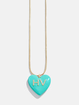 BaubleBar Mille Bubble Heart Custom Initial Necklace - Turquoise - 
    Ends Sunday: Enjoy 20% off
  
