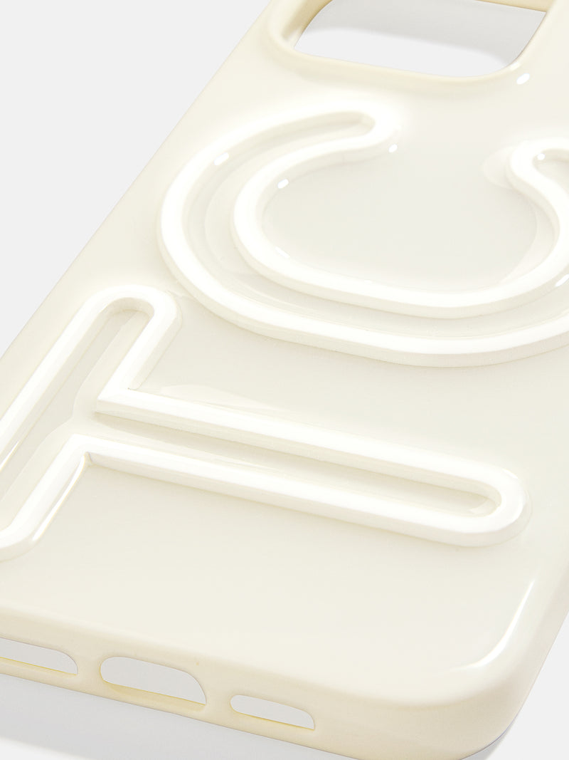 BaubleBar Fine Line Custom iPhone Case - White - 
    Custom Phone Case
  
