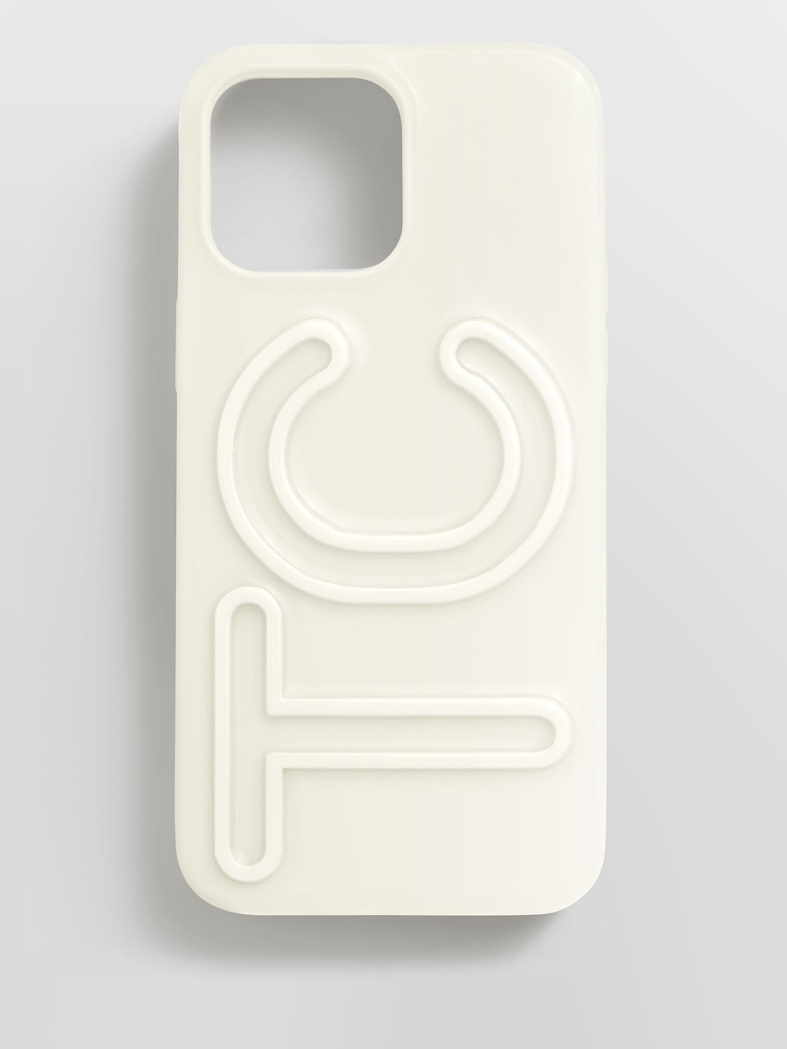 Fine Line Custom iPhone Case - White/White