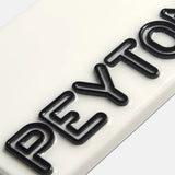 Fine Line Custom iPhone Case - White/Black