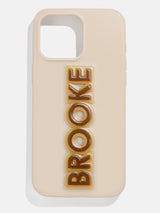 BaubleBar Block Font Custom iPhone Case - Beige/Brown - 
    Enjoy 20% off - This Week Only
  
