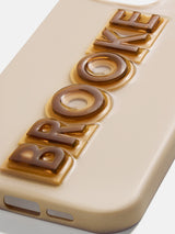 BaubleBar Block Font Custom iPhone Case - Beige/Brown - 
    Enjoy 20% off - This Week Only
  
