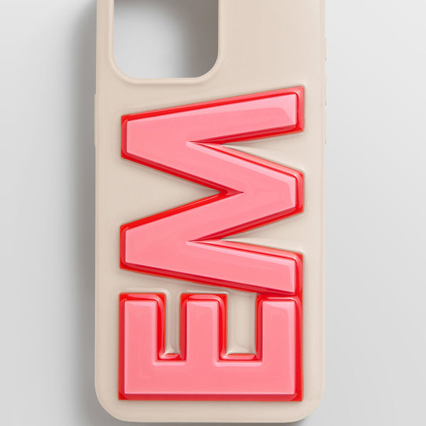 BaubleBar Block Font Custom iPhone Case