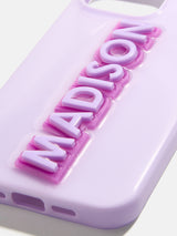 BaubleBar Block Font Custom iPhone Case - Lavender/Purple - 
    Enjoy 20% off - This Week Only
  
