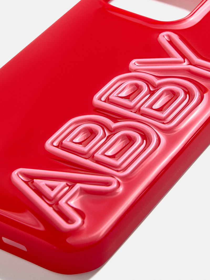 Fine Line Custom iPhone Case - Red/Pink – Enjoy 20% Off: Big Summer ...