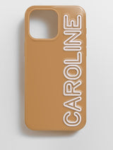 BaubleBar Fine Line Custom iPhone Case - Light Brown/White - 
    Custom Phone Case
  
