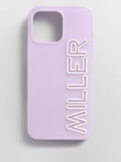 Fine Line Custom iPhone Case - Lavender/White