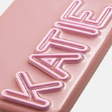 Fine Line Custom iPhone Case - Dusty Rose/Blush