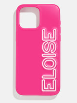 BaubleBar Fine Line Custom iPhone Case - Hot Pink/White - 
    Enjoy 20% off - This Week Only
  

