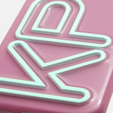 Fine Line Custom iPhone Case - Mauve/Mint Green