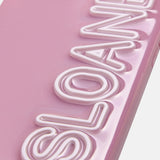 Fine Line Custom iPhone Case - Mauve/White