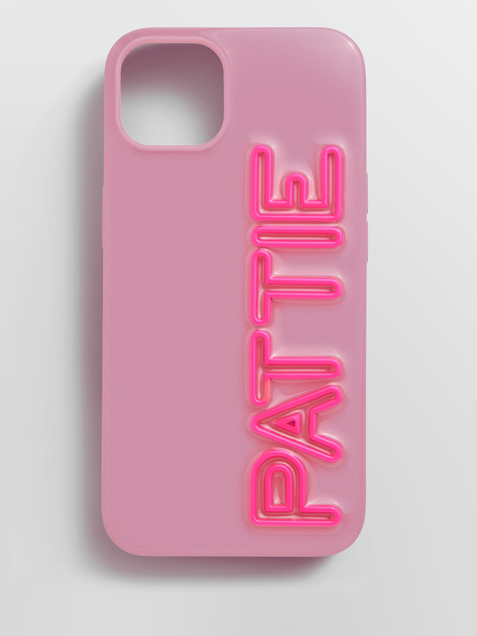 Fine Line Custom iPhone Case - Mauve/Hot Pink