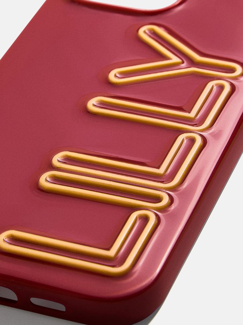 BaubleBar Fine Line Custom iPhone Case - Dark Red/Rose - 
    Enjoy 20% off - This Week Only
  
