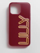 BaubleBar Fine Line Custom iPhone Case - Burgundy/Marigold - 
    Ends Tomorrow: $50 Custom Phone Cases
  
