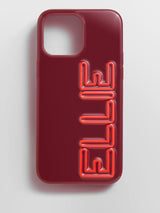 BaubleBar Fine Line Custom iPhone Case - Burgundy/Neon Coral - 
    Ends Friday: Enjoy 20% Off 
  
