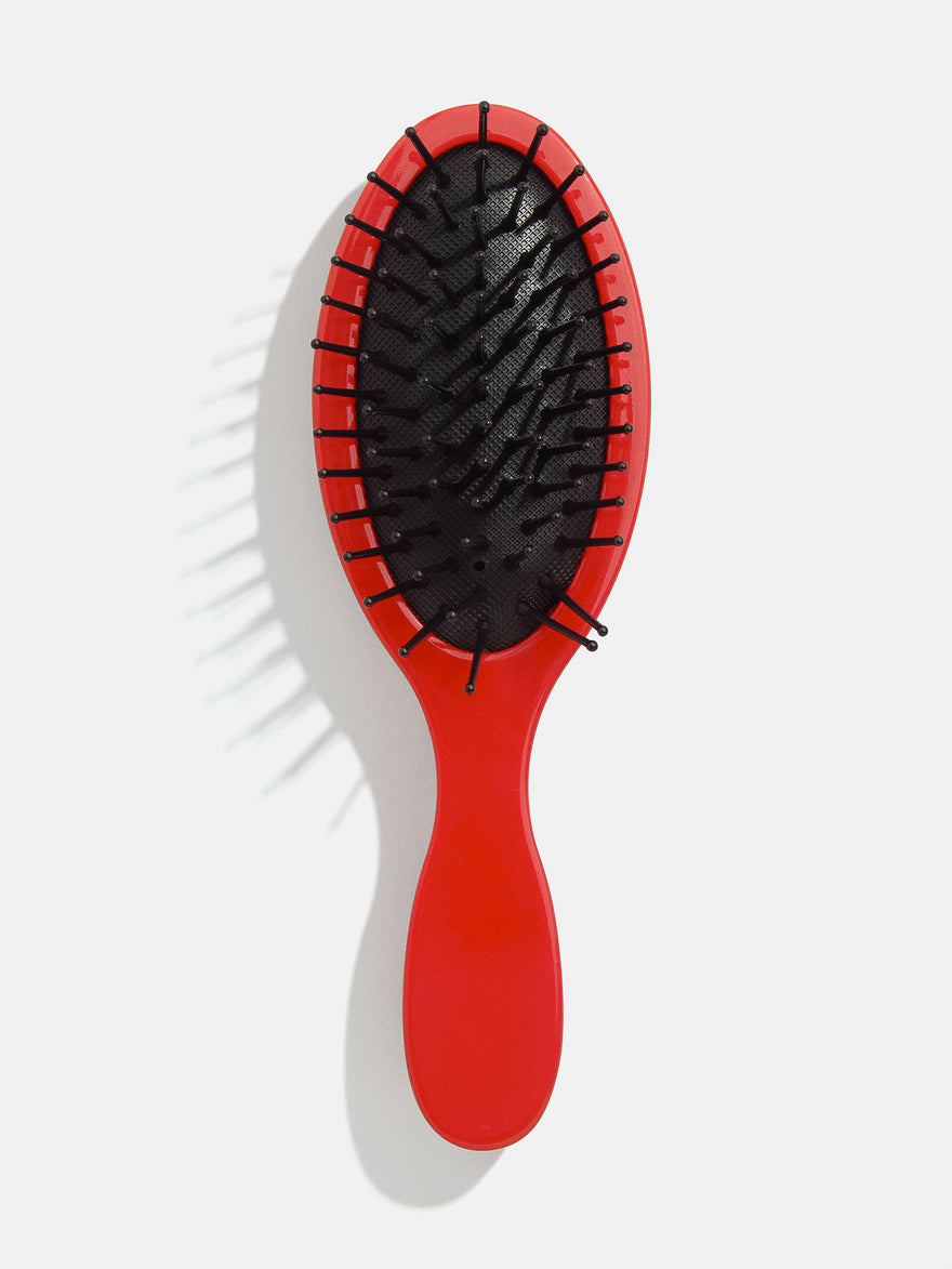 Mini Fine Line Custom Hair Brush - Red/Pink