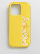 Fine Line Custom iPhone Case - Yellow/White