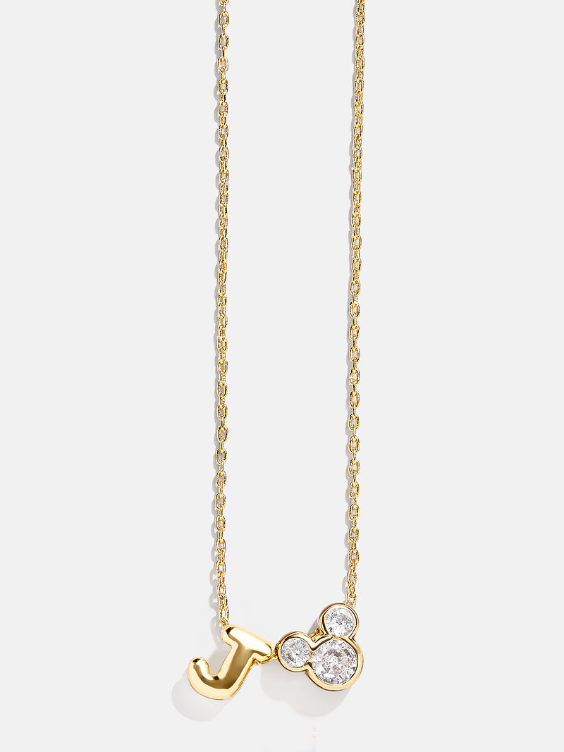 Disney Mickey Mouse Initial Necklace Gold/Pavé – Disney initial