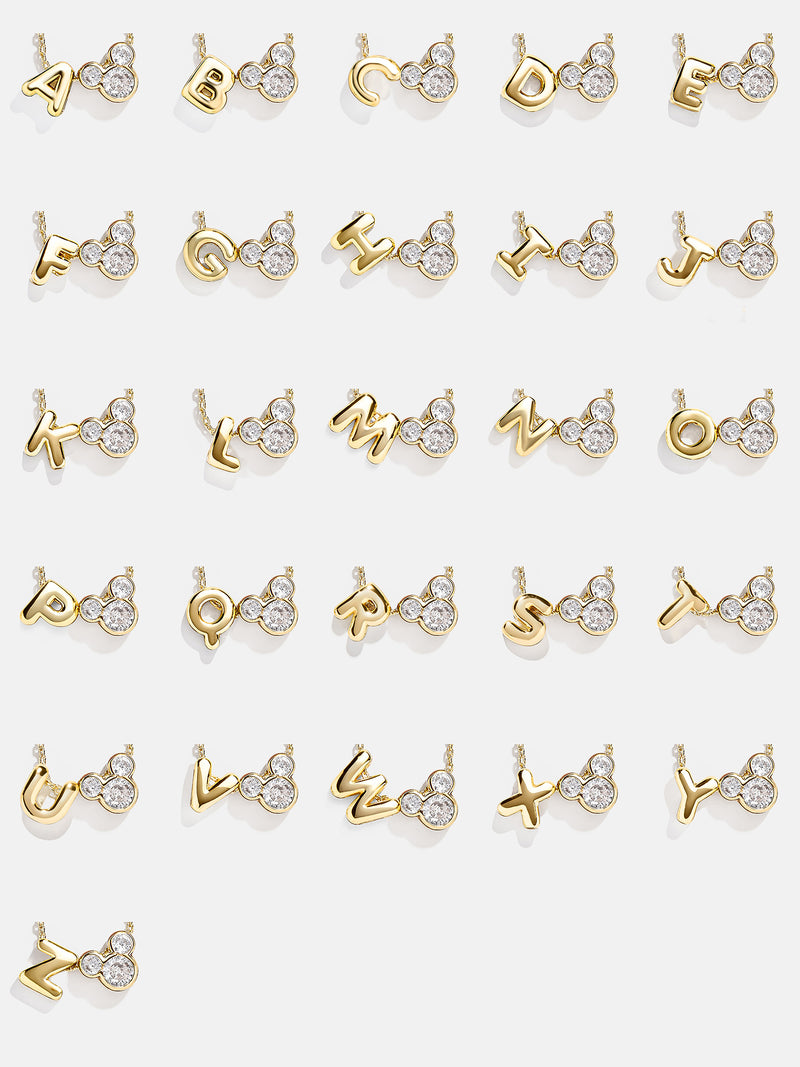 BaubleBar Disney Mickey Mouse Initial Necklace - Gold/Pavé - 
    Enjoy 20% off - This Week Only
  

