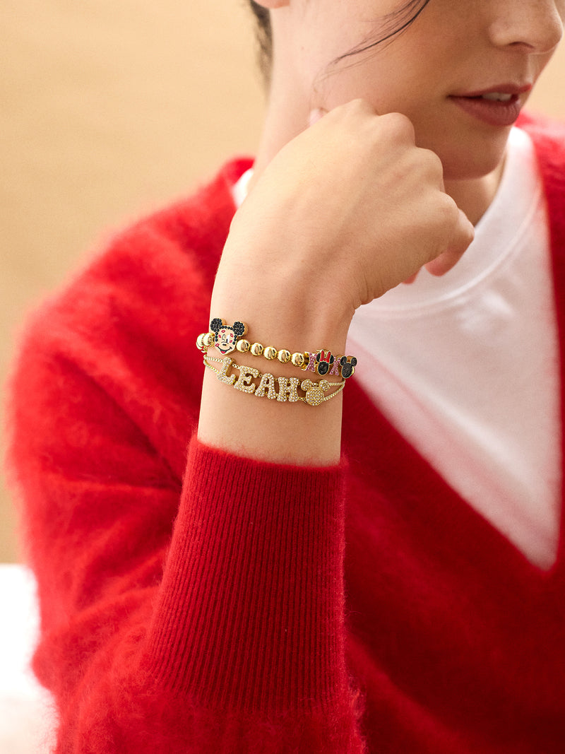 BaubleBar Disney Mickey Mouse & Minnie Mouse Love Pisa Bracelet - Gold - 
    Enjoy an extra 20% off sale - This Week Only
  
