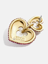 BaubleBar Disney Mickey Mouse Heart Statement Earrings - Pink - 
    Enjoy an extra 20% off sale - This Week Only
  
