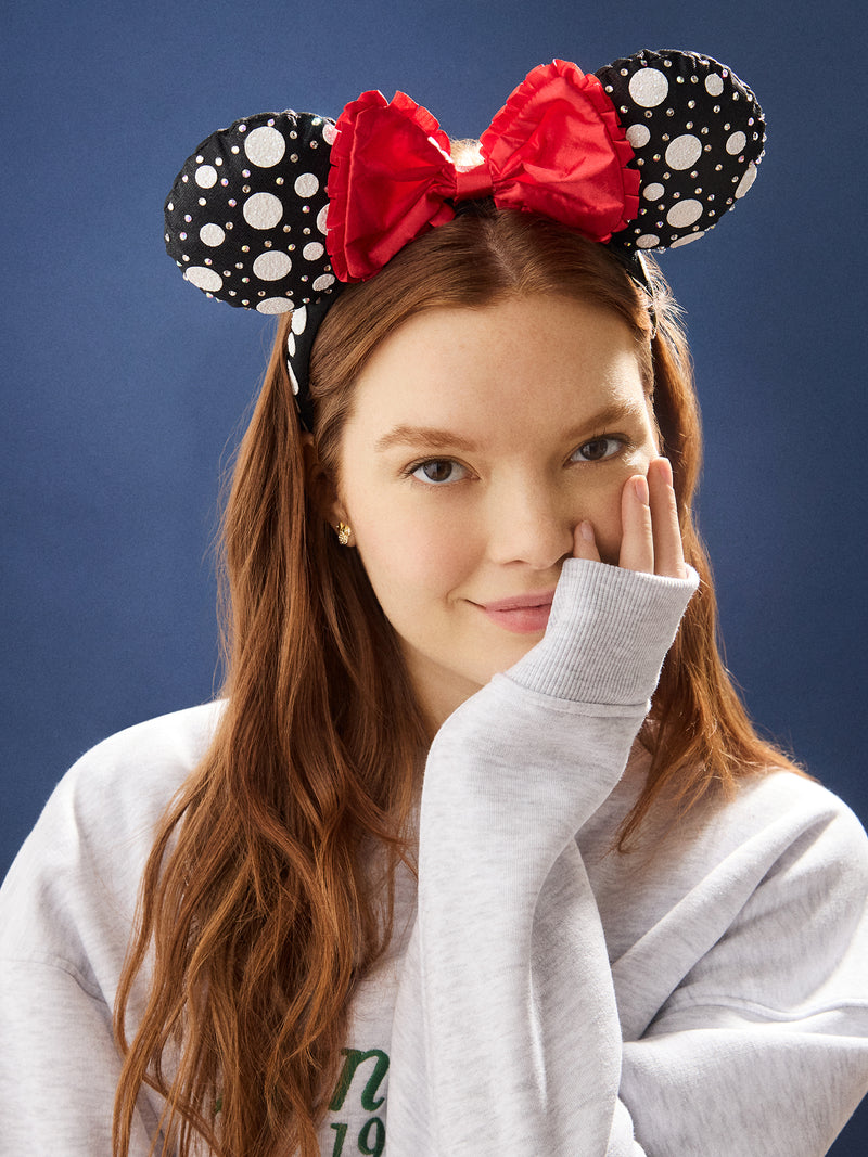 BaubleBar Disney Minnie Mouse Polka Dot Ears Headband - Minnie Mouse Black Polka Dot Ears - 
    Enjoy 20% off - This Week Only
  

