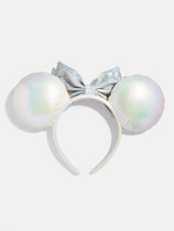 BaubleBar Disney Minnie Mouse Iridescent Ears Headband - Minnie Mouse Iridescent Ears - 
    White Disney ears with rainbow crystals 
  

