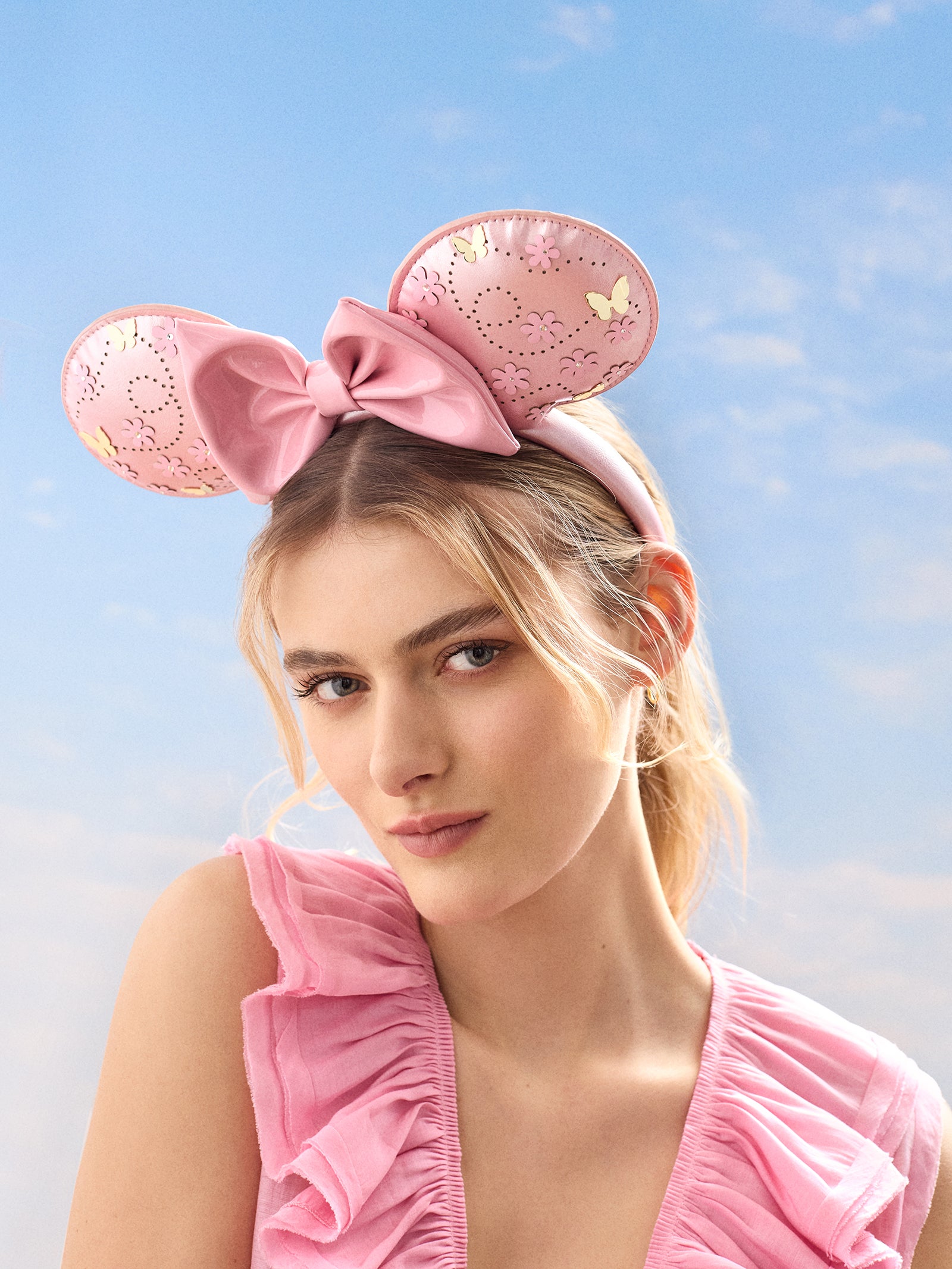 Disney Baublebar Minnie Mouse Flower Garden Ear Headband New Theme Park Professor | New ? BaubleBar Disney Minnie Mouse  main image 4