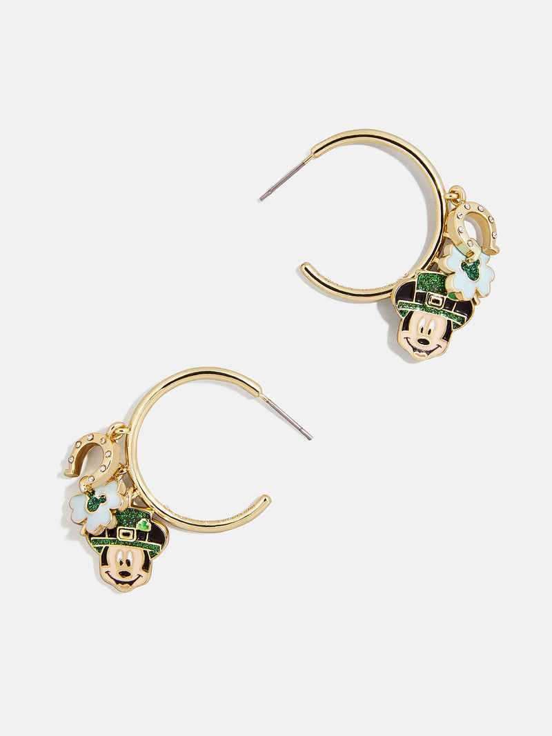BaubleBar Disney Mickey Mouse Lucky Charms Hoop Earrings - Mickey Mouse - 
    Enjoy an extra 20% off sale - This Week Only
  
