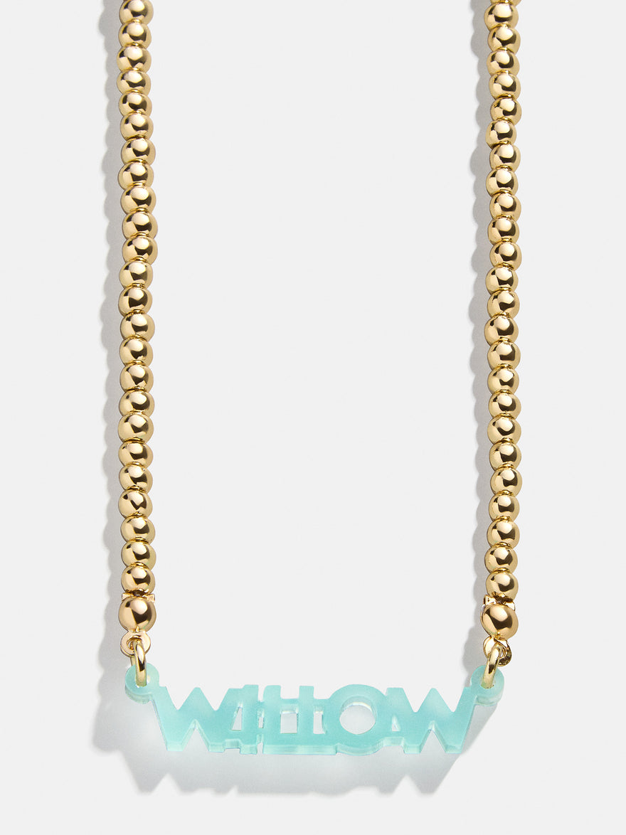 Pisa Kids' Custom Nameplate Necklace - Pisa Chain