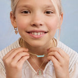 Pisa Kids' Custom Nameplate Necklace - Pisa Chain