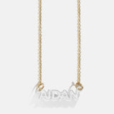 Kids' Custom Nameplate Necklace - Kids' Cable Chain