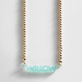 Pisa Kids' Custom Nameplate Necklace - Pisa Chain
