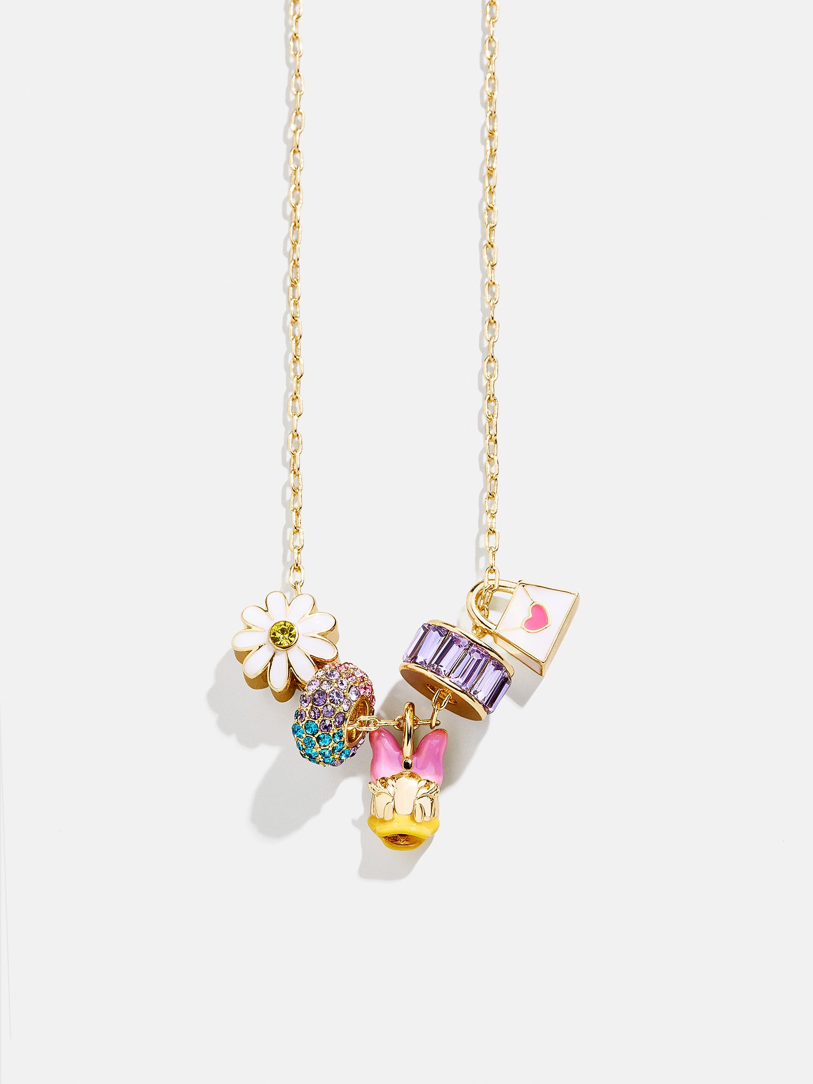 Disney Daisy Duck Beaded Charm Necklace - Daisy Duck