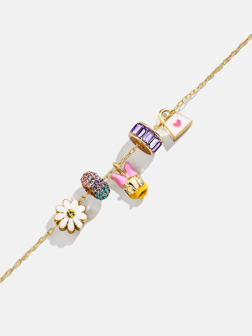 Disney Daisy Duck Beaded Charm Necklace - Daisy Duck