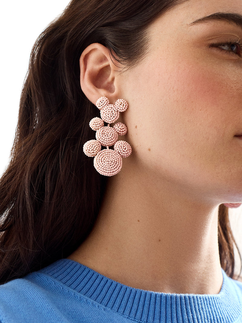 BaubleBar Disney Mickey Mouse Beaded Statement Earrings - Pink - 
    Enjoy 20% off - This Week Only
  
