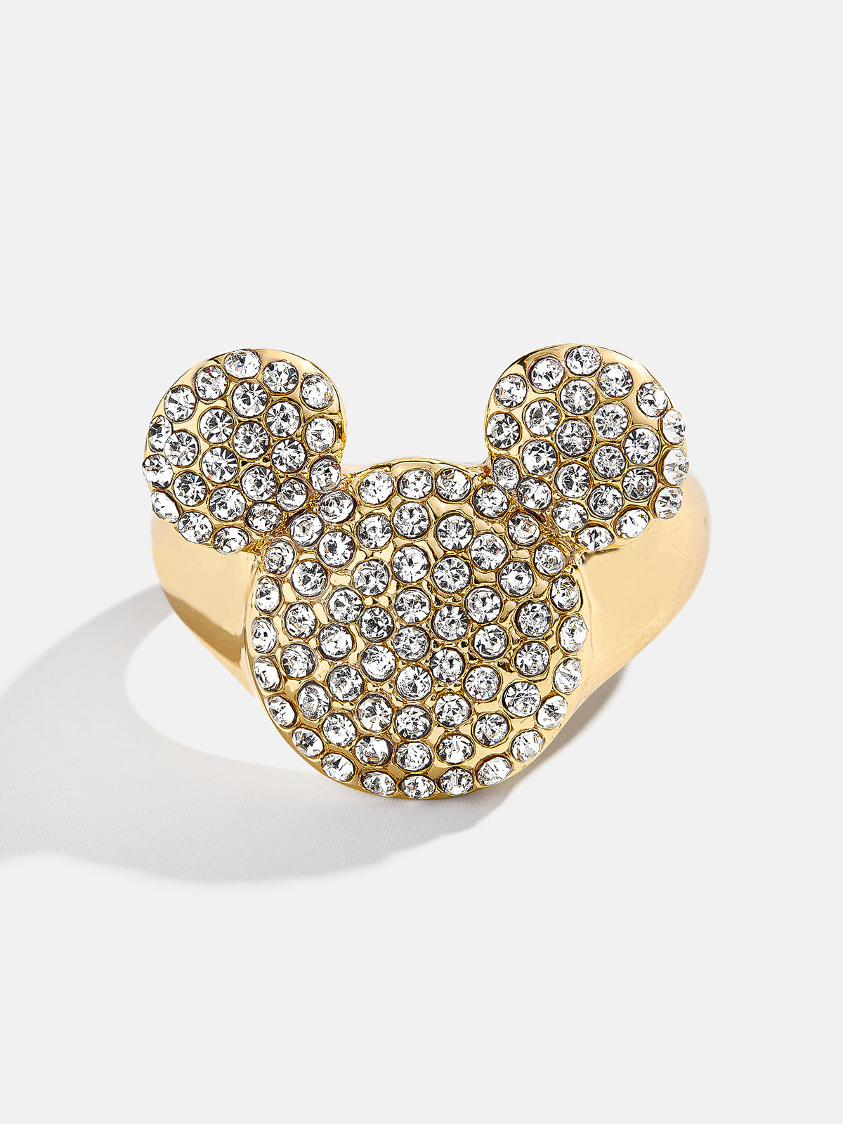 Disney Mickey Mouse Pavé Bubble Ring - Gold/Pavé – Sterling Silver ...