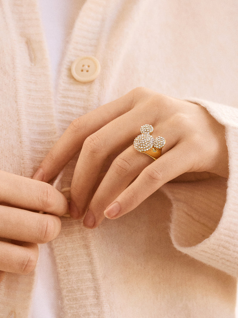 Disney Minnie Mouse Mickey Mouse Head Ring Pandora Disney Mickey