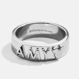 Disney Sterling Silver Custom Block Ring - Silver