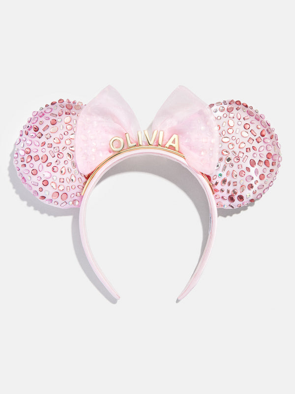 Disney Minnie Mouse Custom Soft Pink Ears Headband - Custom Soft Pink Minnie Mouse Ears