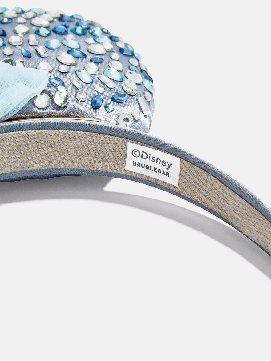 Disney Minnie Mouse Crystal Blue Custom Ears Headband - Minnie Mouse Crystal Blue Custom Ears