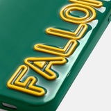 Fine Line Custom iPhone Case - Green/Yellow