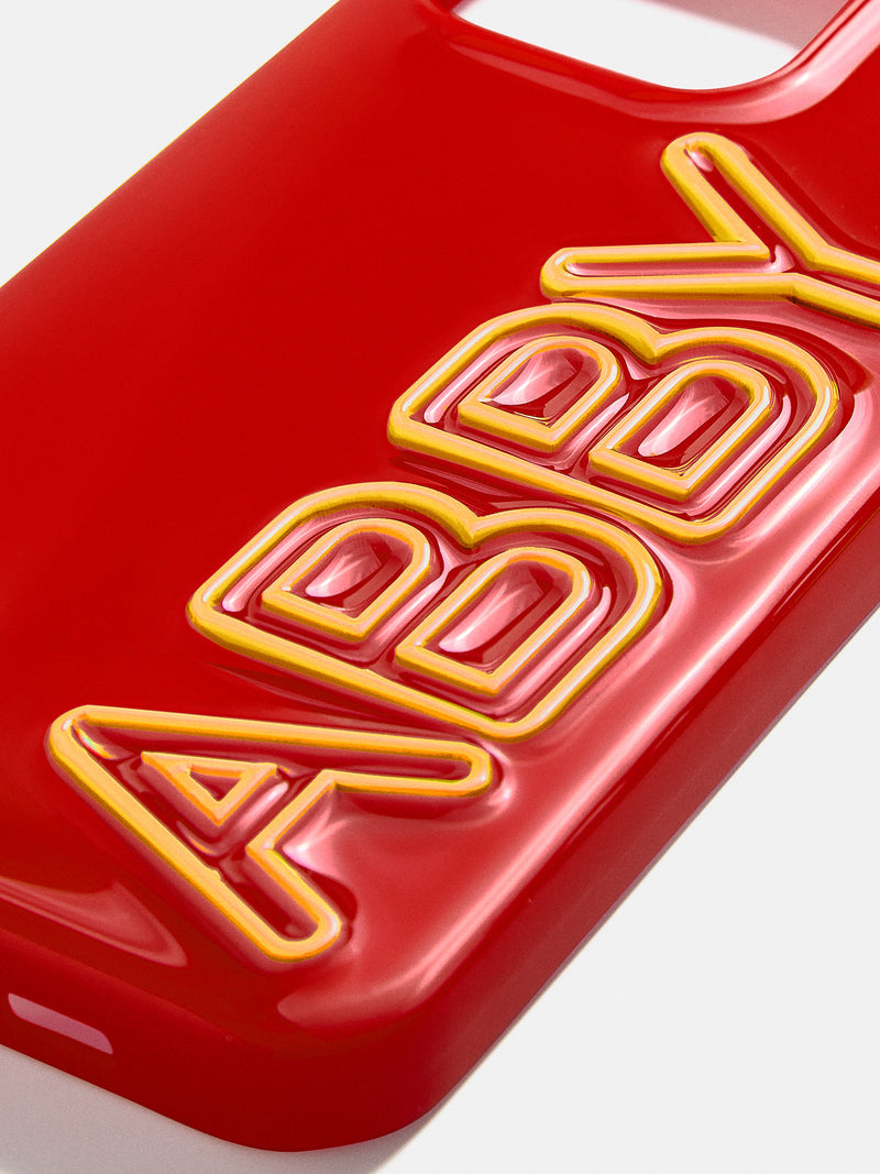 BaubleBar Fine Line Custom  Phone Case - Bright Red/Yellow - 
    Enjoy 20% off - This Week Only
  
