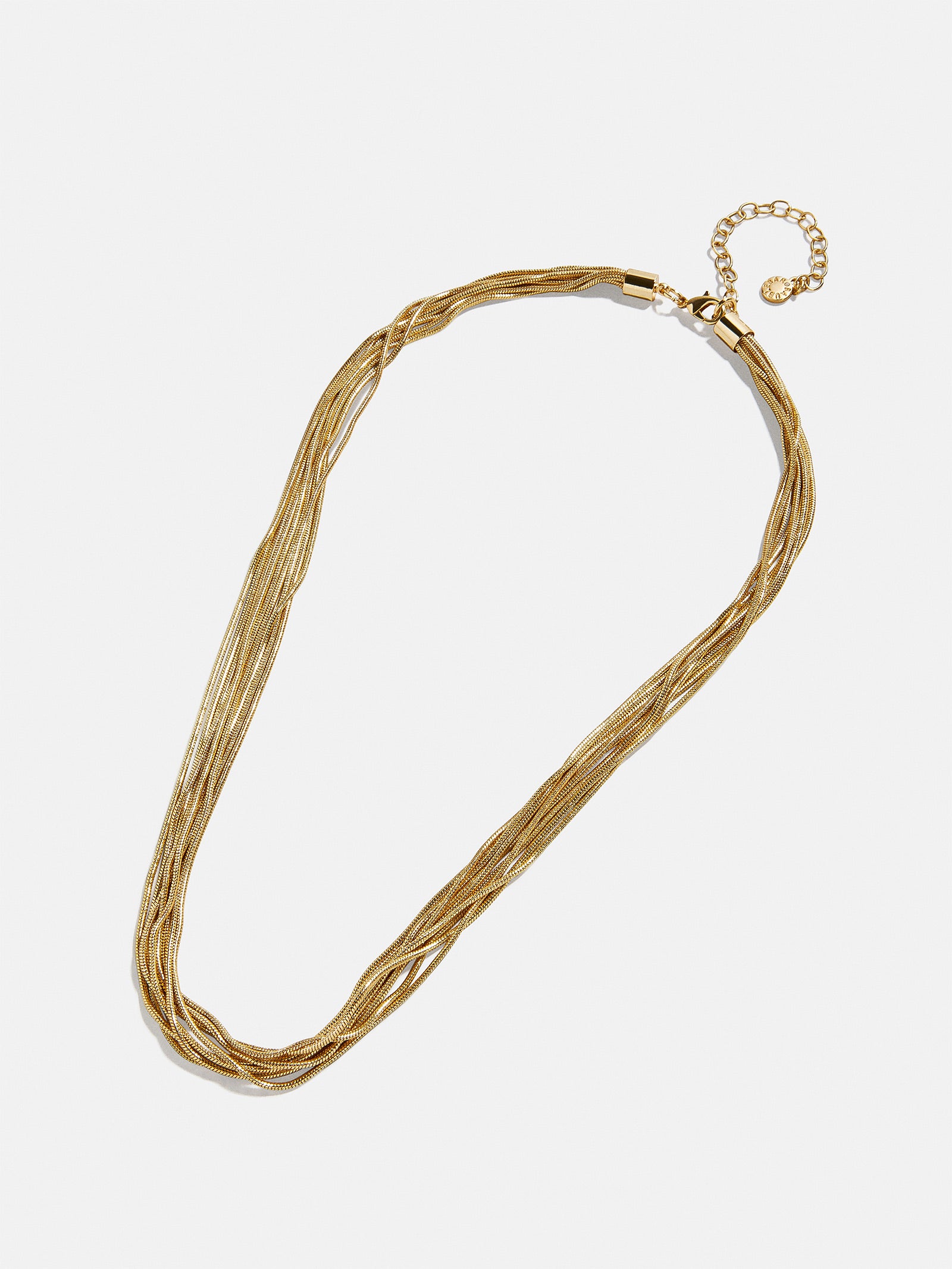 Vanessa Necklace - Gold – Pre-layered chain necklace – BaubleBar